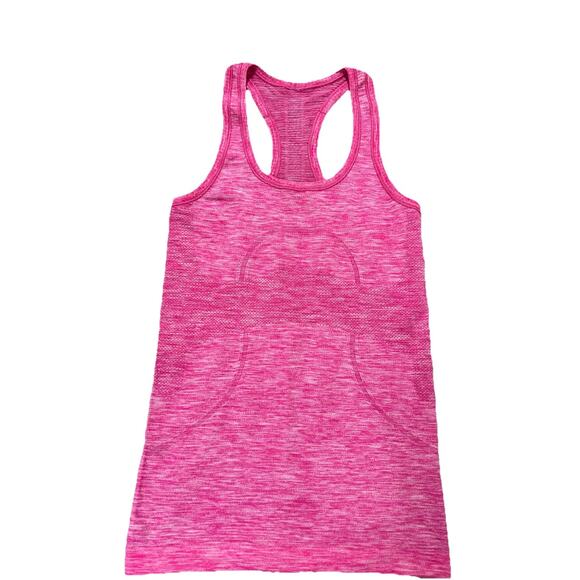 Lululemon Run: Swiftly Tech Racerback Heathered Jeweled Magenta Size 4 - Picture 1 of 6